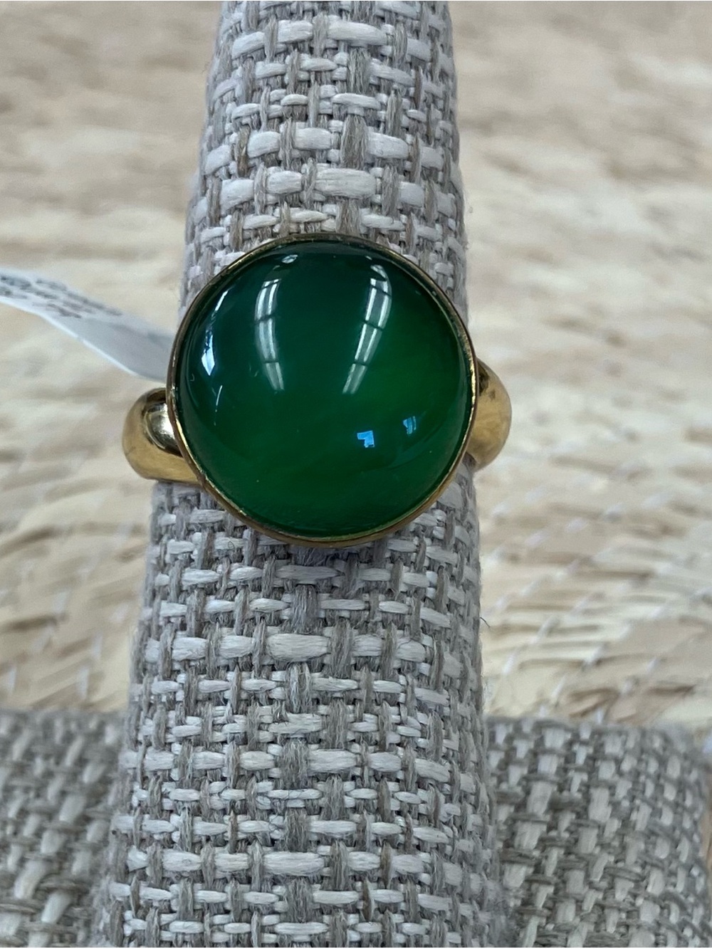 NWT Charles Albert Alchemia Adjustable Green Quartz Round Ring